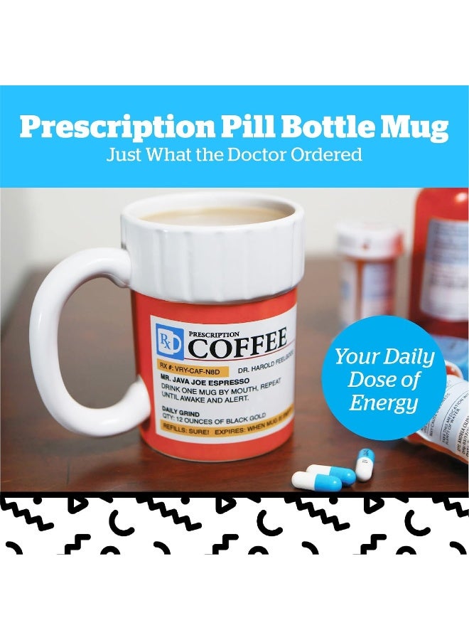 BigMouth Inc. Coffee Mug with A Fun Prescription, Cute Mugs, for Coffee Lovers - Image 2